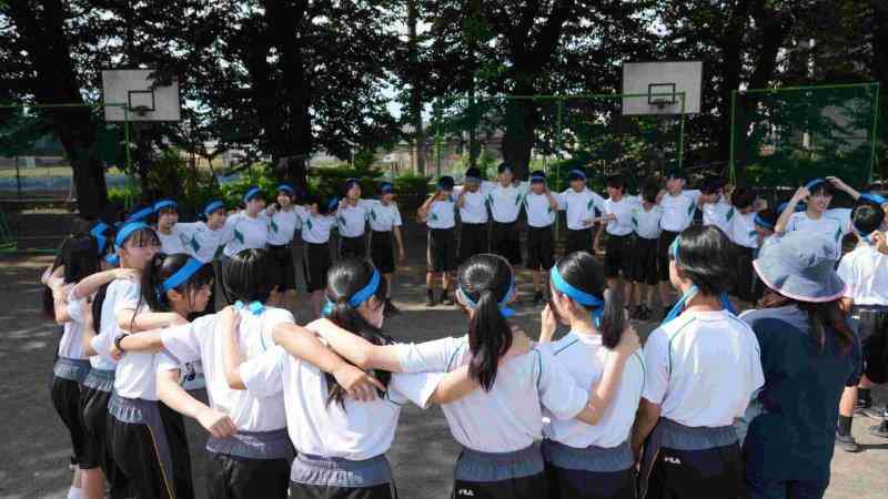 学年種目前円陣２年O